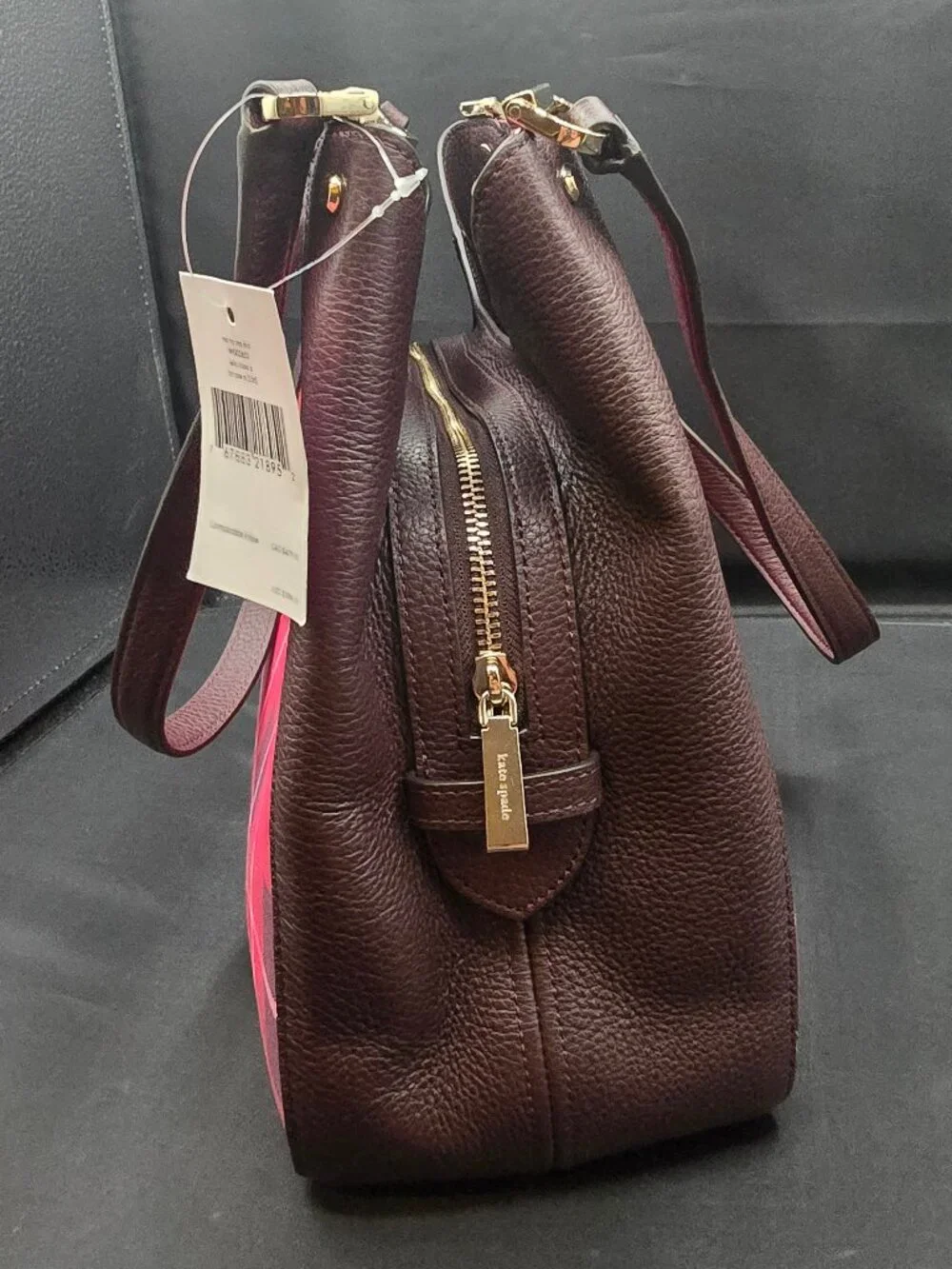 Kate Spade Leila Medium Triple Compartment Shoulder Bag WKR00653 Bright Rose